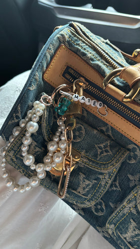 Personalized Pearl Charm