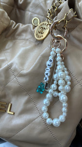 Personalized Pearl Charm