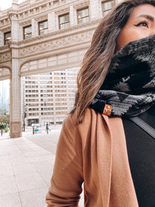 Frosted Midnight Snood